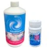 Aquablanc Liquid 1 Litre + 50 Test Strips -SoakSense Shop aquablanc combination liquid and test trips