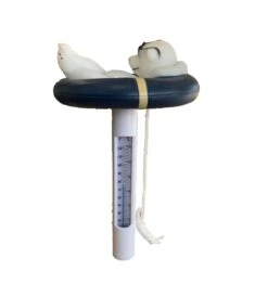 Floating Polar Bear In Ring Thermometer 8 Floating Polar Bear In Ring Thermometer -SoakSense Shop bear thermo 3