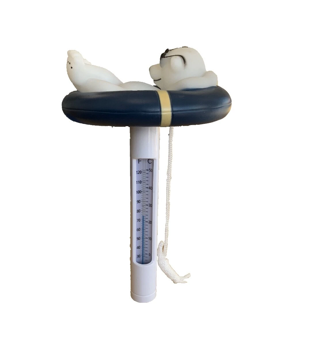 Floating Polar Bear In Ring Thermometer 5 Floating Polar Bear In Ring Thermometer - Image 3
