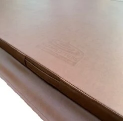 2.135 Metre (84'') Square Hot Tub Cover - Brown -SoakSense Shop brown cover 4 2
