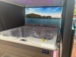 Covana Oasis Automated Hot Tub Cover / Gazebo -SoakSense Shop covana hot tub cover