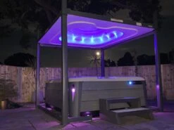Covana Oasis Automated Hot Tub Cover / Gazebo -SoakSense Shop covana oasis hot tub cover 3