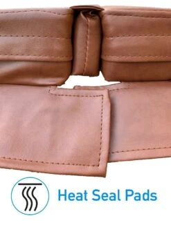 2.22 Metre (87.4'') Square Hot Tub Cover - Brown -SoakSense Shop cover 2