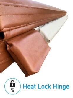 2 Metre (78.75'') Square Hot Tub Cover - Brown -SoakSense Shop cover 3 1 2
