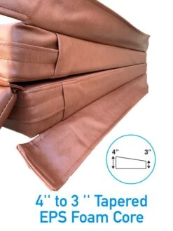 1.83 Metre (72'') Round Hot Tub Cover - Brown -SoakSense Shop cover 4 1