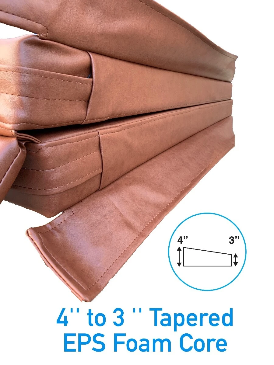 1.994 X 1.905m Rectangular Hot Tub Cover W/ 254mm Cut Corners - Brown 7 1.994 X 1.905m Rectangular Hot Tub Cover W/ 254mm Cut Corners - Brown - Image 5