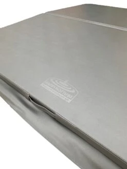 2.135 X 1.93 Metre (84 X 76'') Rectangular Hot Tub Cover - Grey -SoakSense Shop cover grey 2 2