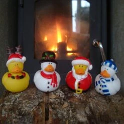 Mini Christmas Ducks (4 Pack) 15 Mini Christmas Ducks (4 Pack) -SoakSense Shop duck christmas
