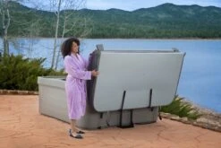 Happy Hot Tubs Undermount Cover Lifter -SoakSense Shop ff lifter 2
