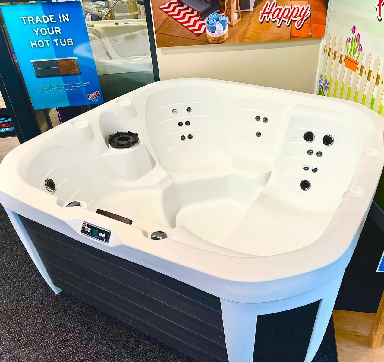 Off-Display (Gosport) Happy 25 Lounge - 5 Person Plug & Play Hot Tub 3 Off-Display (Gosport) Happy 25 Lounge - 5 Person Plug & Play Hot Tub