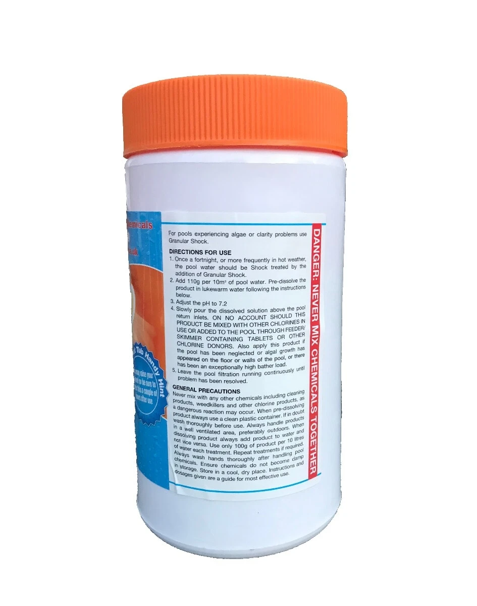 Happy Hot Tubs Chlorine Shock Pot 1kg 5 Happy Hot Tubs Chlorine Shock Pot 1kg - Image 3