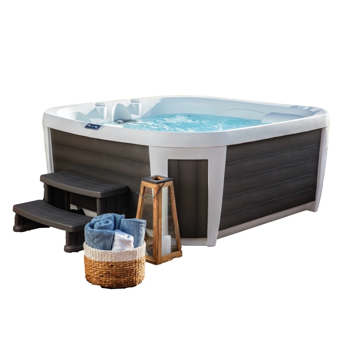 Off-Display (Cadnam) Happy 25 Lounge - 5 Person Plug & Play Hot Tub 6 Off-Display (Cadnam) Happy 25 Lounge - 5 Person Plug & Play Hot Tub - Image 4