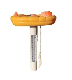 Relaxed Man Floating Thermometer -SoakSense Shop man thermo 3