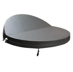 1.83 Metre (72'') Round Hot Tub Cover - Grey -SoakSense Shop round grey hot tub cover
