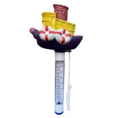 Floating Steamship Swimming Pool Boat Thermometer -SoakSense Shop steamship thermo 3