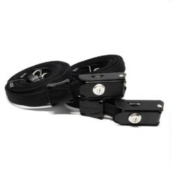 SteelCore Hot Tub Security Straps Black (2 Pack) -SoakSense Shop steel core straps 3